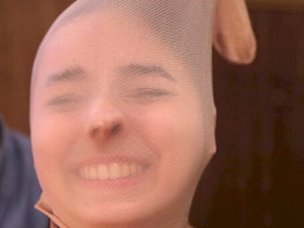 衝撃！こんな美女が！？パンスト変顔で顔面崩壊！？　サンプル画像13